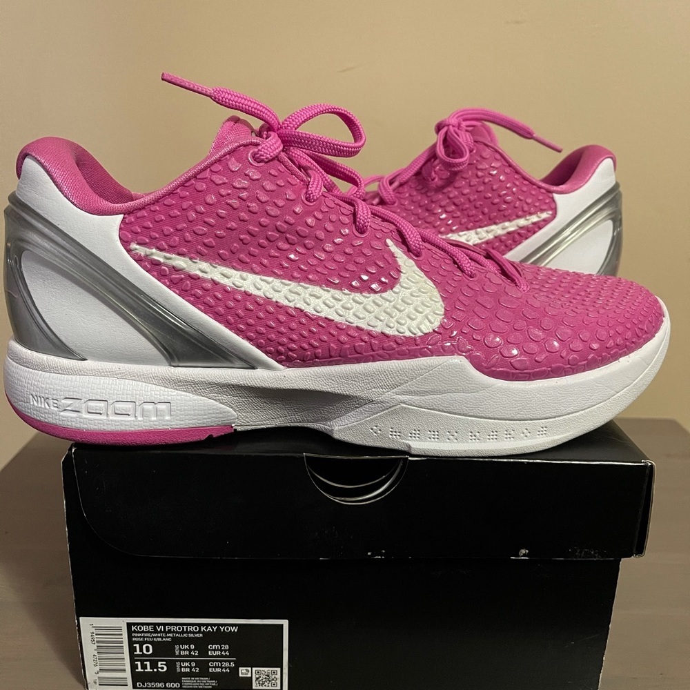 Rare Think Pink Kobe 8 Sz 10